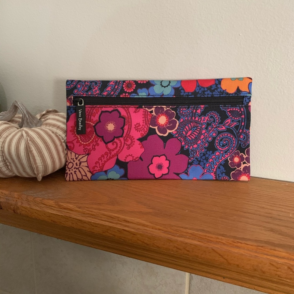 Vera Bradley floral cosmetic bag